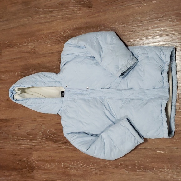 GAP Other - (L) GAP Youth Girl's Plush Lined Cozy Embroidered Coat Outdoor Insulation Hooded